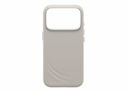 CARE by PanzerGlass Flow - Zadní kryt pro mobilní telefon - kompatibilita s MagSafe - silikon - vanilla - pro Apple iPhone 17 Pro