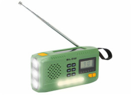 BLOW Přenosné solární rádio RA13 AM/FM