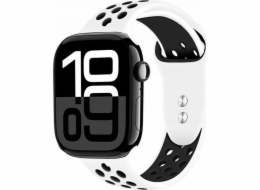 Crong Crong Duo Sport - řemínek pro Apple Watch 44/45/46/49 mm (bílý/černý)
