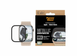 PanzerGlass ochranné sko Metallic pre Apple Watch 10/11 42mm - Black