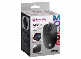 Defender Drátová myš AZORA MB-241 1200 DPI černá s podsvícením