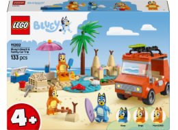 LEGO BLUEY 11202 Blueyho pláž a rodinný výlet autem