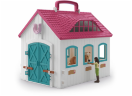 Schleich Horse Club Offenstall Malá podkova, hrací budova