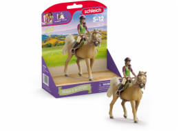 Schleich Horse Club Sarah & Mystery, figurka na hraní