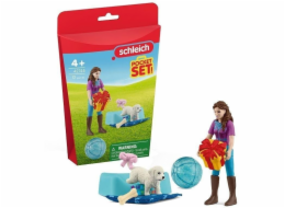 Narozeninová oslava Schleich Horse Club s Lisou, hrací budova