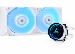 Chieftec ICEBERG 240-RGB-W Počítačová skříň Kapalinový chladič typu vše v jednom 12 cm Bílá