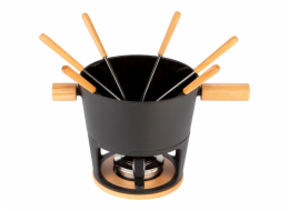 Stöckli Käsefonduegarnitur Titlis Big 3,2l Schwarz