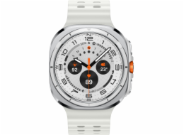 Samsung Galaxy Watch Ultra 3,81 cm (1.5") AMOLED 47 mm Digitální 480 x 480 px Dotyková obrazovka 4G Titanová, Bílá Wi-Fi GPS