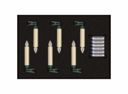 Krinner Superlight Bavaria Mini Flame 6 pcs. Set Ivory Krinner Superlight Bavaria Mini Flame 6 pcs. Set Ivory