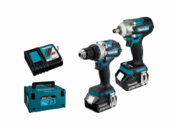 Makita DLX2533TJ Akku-Kombo-Kit DDF489 + DTW300 + 2x5Ah + Makpac