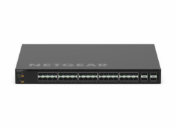 NETGEAR M4350 Series M4350-40F4C - Prepínac - L3 - rízený - 40 x 10 gigabitu SFP+ + 4 x 100 Gigabit QSFP28 (uplink) - proudení vzduchu zpredu dozadu - Lze montovat do rozvadece