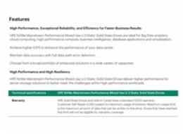 HPE 3.2TB NVMe Gen4 Mainstream Performance Mixed Use SFF BC U.3 Static V2 Multi Vendor P65015-B21 RENEW