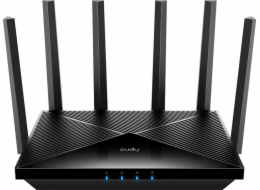 Cudy WR11000 bezdrátový router 2.5 Gigabit Ethernet Tři pásma (2,4 GHz / 5 GHz / 6 GHz) Černá