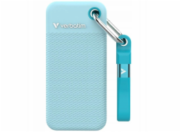 VERBATIM externí SSD 1TB Pocket SSD, USB-C, Modrá