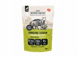 WIEJSKA ZAGRODA Lamb with wild boar - vlhké krmivo pro psy - 500g