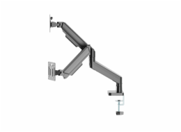 Gembird MA-DA2-06 Nastavitelné rameno pro dvojitý monitor na stůl 17"-32", černé