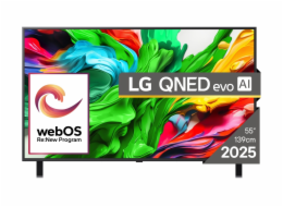 LG QNED AI 55QNED85A3C televizor 139,7 cm (55") 4K Ultra HD Smart TV Wi-Fi Černá