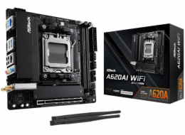 ASRock MB Sc AM5 A620AI WIFI  AMD A620A, 2xDDR5, 1xHDMI, WIFI