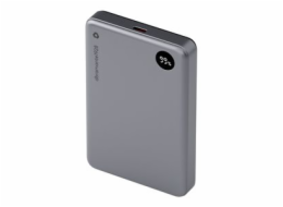 dbramante1928 re-charge - Power banka - 10000 mAh - 38.5 Wh - 20 Watt - 3 A - 2 výstupní konektory (magnetický, 24 pin USB-C) - šedá