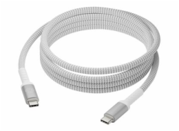 dbramante1928 re-charge - USB kabel - 24 pin USB-C (M) do 24 pin USB-C (M) - USB 2.0 - 2.5 m - USB napájení (100W), pletený kabel, 100% recycled plastic