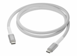 dbramante1928 re-charge - USB kabel - 24 pin USB-C (M) do 24 pin USB-C (M) - 1.2 m - pruchod napájení 100 W, pletený kabel, 100% recycled plastic