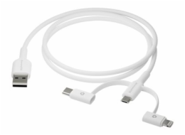 dbramante1928 re-charge - Sada kabelu USB - 1 m - bílá