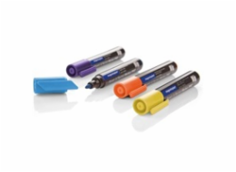 Popisovač Magnetoplan barvy sada  Pro, světle modrá, fialová, žlutá, oranžová Popisovač Magnetoplan barvy sada  Pro, světle modrá, fialová, žlutá, oranžová