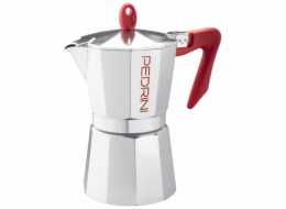 Pedrini Kaffettiera Brillant červená 6 p