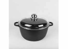 Maestro MR-4624C Hrnec s poklicí 24 cm 4 l Černý