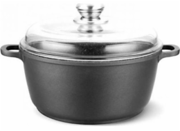 Maestro MR-4616C Hrnec s poklicí 16 cm 1 l Černý