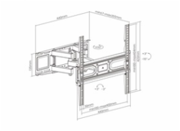 Televizní držák Fiber Mounts FM79