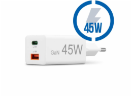 HAMA Rýchlonabíjačka, USB-C/A PD/QC 45W