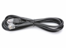 Virtuos kabel 10P10C-4P4C-12V pro pokladní zásuvky,černý Virtuos kabel 10P10C-4P4C-12V pro pokladní zásuvky,černý