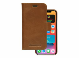 dbramante1928 Lynge - Pouzdro s klopou pro mobilní telefon - kuže full-grain - bronz - pro Apple iPhone 12 mini