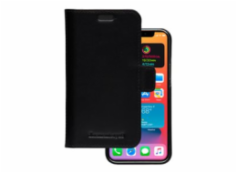 dbramante1928 Lynge - Pouzdro s klopou pro mobilní telefon - kuže full-grain - cerná - pro Apple iPhone 12 mini