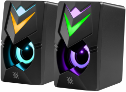 PC Speakers 2.0 DEFENDER J4 2.0 6W LED USB black