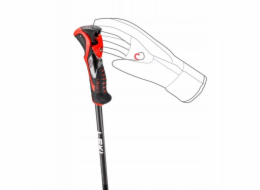 LEKI HŮLEČKY 3D AIRFOIL černá/červená 125 LEKI HŮLEČKY 3D AIRFOIL černá/červená 125