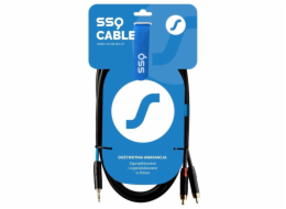 SSQ MiJRCA1 - kabel mini jack stereo - 2x RCA, 1 metrů