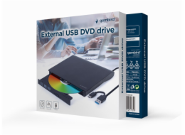 Gembird DVD-USB-031 Externí USB DVD mechanika, černá Gembird DVD-USB-031 Externí USB DVD mechanika, černá