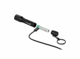 Ledlenser P3R Černá Klíčenka s baterkou LED
