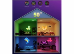 Govee Smart mini RGBIC panely - rozšíření 6ks Govee Smart mini RGBIC panely - rozšíření 6ks