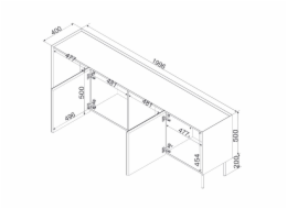 Cama FELLINI 400130 komoda