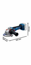 Bosch GWS 18V-11 06019N4100 Professional solo, 18 voltů Akumulátorová úhlová bruska