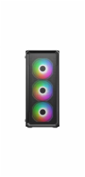 VeinX case HERMES MESH Mid Tower, ATX, 1xUSB 3.0, 2xUSB 2.0, 4x ARGB Fan, ARGB Controller, černá