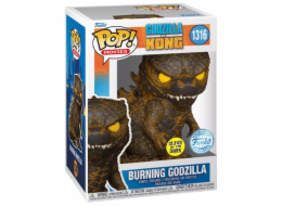 POP! Movies: Burning Godzilla (Godzilla vs. Kong) Special Edition (Glows in The Dark)