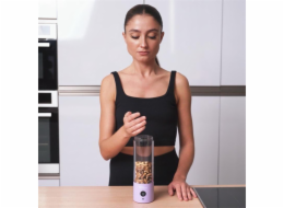 FitStream Pro Lavander , přenosný, USB nabíjecí mixér