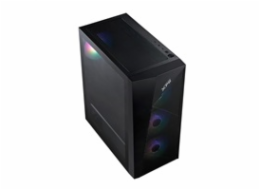 ADATA XPG case LANDER 500 Mid-Tower, bez zdroje, 4x 120mm ARGB Fan, Černá