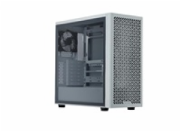 Cooler Master case Elite 502 White Lite, Průhledná bočnice, ATX, 1x 120mm Fan, bílá