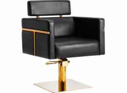 Zlatočerné kadeřnické křeslo Activeshop Gabbiano Toledo