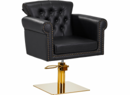 Activeshop Gabbiano kadeřnické křeslo Berlin gold black